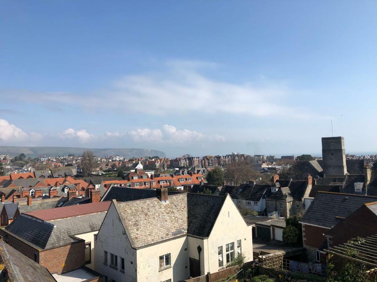 Appartement Wight View, Flat 2 Rosslyn House à Swanage Extérieur photo