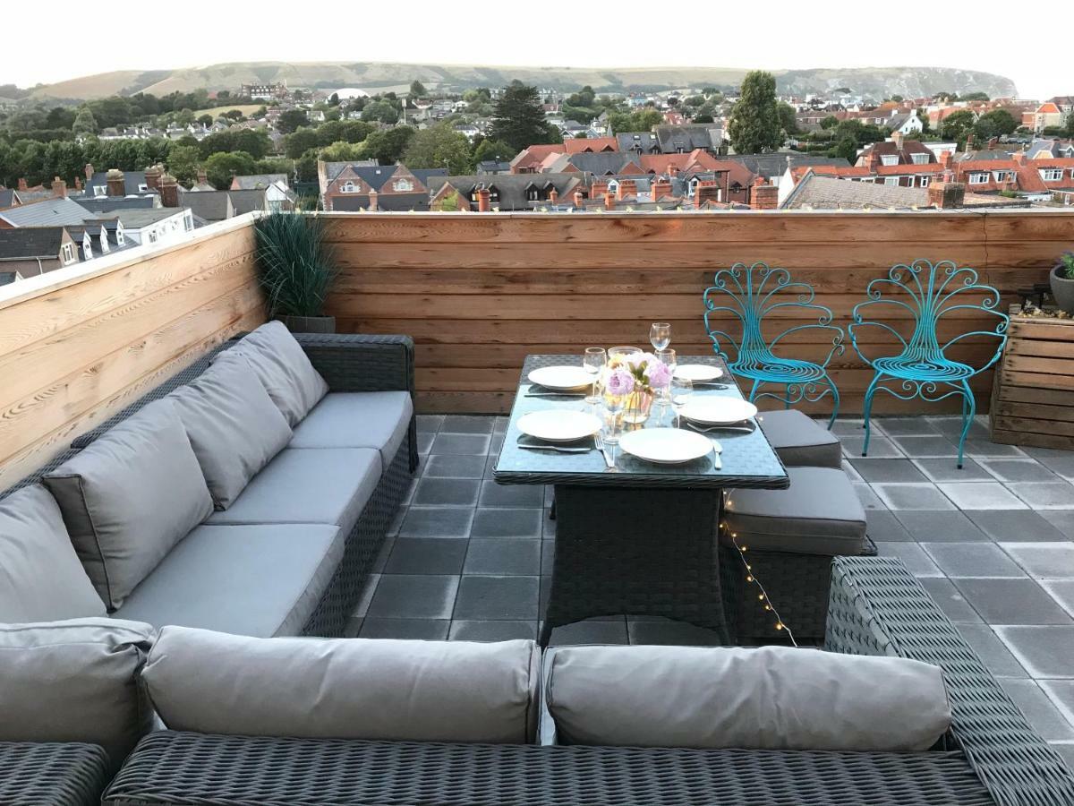 Appartement Wight View, Flat 2 Rosslyn House à Swanage Extérieur photo