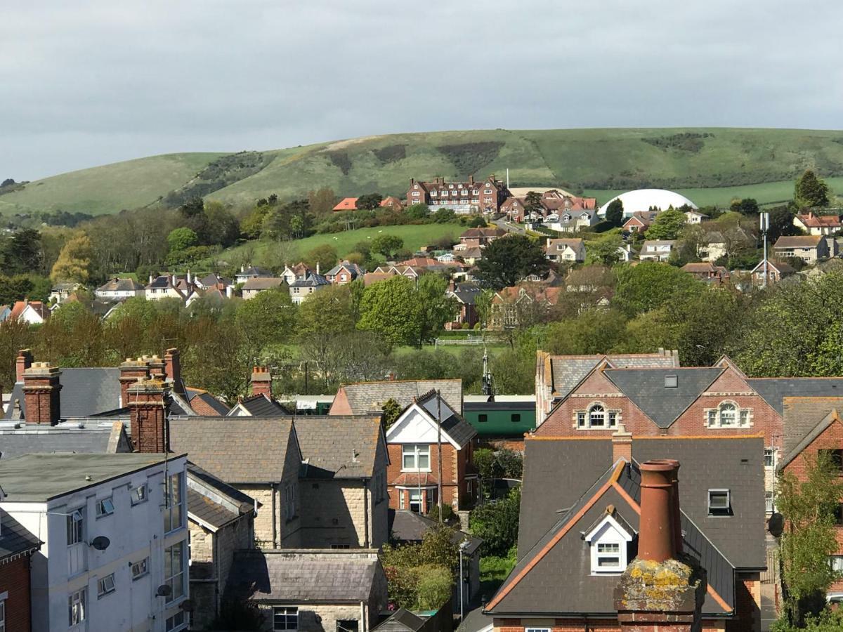 Appartement Wight View, Flat 2 Rosslyn House à Swanage Extérieur photo